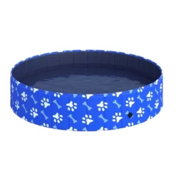 PawHut Foldable PVC Dog Bath Pool Portable Kiddie Swimming Pool, Outdoor/Indoor Bath Tub With Nonslip Bottom For Dogs & Cats, Blue -PawHut Sales Store GUEST 59d87172 8ae3 42a7 9ad7 dc0296040eaa