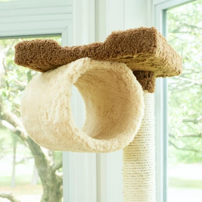 Armarkat 70" Real Wood Cat Tree With Scratch Posts, Hammock For Cats & Kittens, X7001 4 Armarkat 70" Real Wood Cat Tree With Scratch Posts, Hammock For Cats & Kittens, X7001 - Image 4