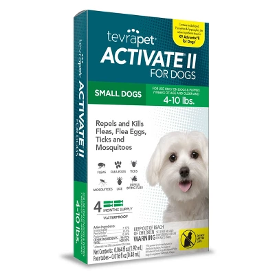 Tevra Pet Activate II Flea And Tick Treatment For Dogs - 4 Doses 4 Tevra Pet Activate II Flea And Tick Treatment For Dogs - 4 Doses - Image 4