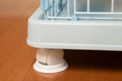 IRIS USA Small Wire Animal House With Food And Water Dishes, Blue -PawHut Sales Store GUEST 5fb7707c 626d 4f4b a977 1c245d67f5da