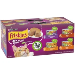 Purina Friskies Paté With Liver And Turkey Flavor Wet Cat Food Poultry Favorites - 5.5oz/32ct Variety Pack 6 Purina Friskies Paté With Liver And Turkey Flavor Wet Cat Food Poultry Favorites - 5.5oz/32ct Variety Pack -PawHut Sales Store GUEST 6060ea72 c69c 4968 8050 fc90a05308d4