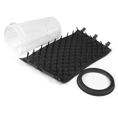 Dexas Mudbuster Dog Grooming Tool - Gray 3 Dexas Mudbuster Dog Grooming Tool - Gray - Image 3