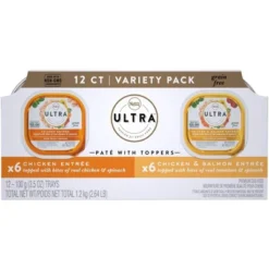 Nutro Ultra Grain-Free Paté With Toppers Variety Pack Wet Dog Food - 3.5oz/12ct -PawHut Sales Store GUEST 6269b563 4d6b 4d06 8576 c59ce9e4a460