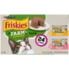 Purina Friskies Paté Wet Cat Food Farm Favorites With Chicken & Salmon - 5.5oz/24ct Variety Pack