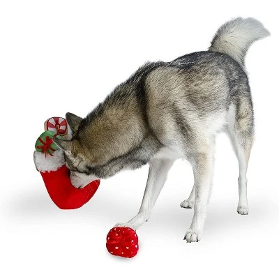 Find A Toy Christmas Stocking Dog Toy 4 Find A Toy Christmas Stocking Dog Toy - Image 4