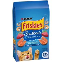 Purina Friskies Seafood Sensations With Flavors Of Salmon, Tuna, Shrimp & Seaweed Adult Complete & Balanced Dry Cat Food -PawHut Sales Store GUEST 66a08912 52a0 49d1 a013 9a16a6a82bf4
