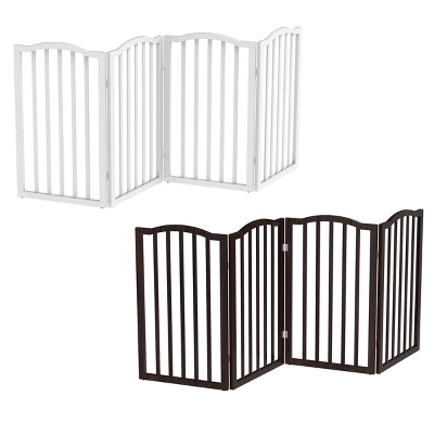Pet Adobe Freestanding Scallop Top Pet Gate 4 Pet Adobe Freestanding Scallop Top Pet Gate - Image 4