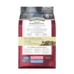 Blue Buffalo Wilderness High Protein Natural Adult Dry Dog Food Plus Wholesome Grains With Salmon - 4.5lbs