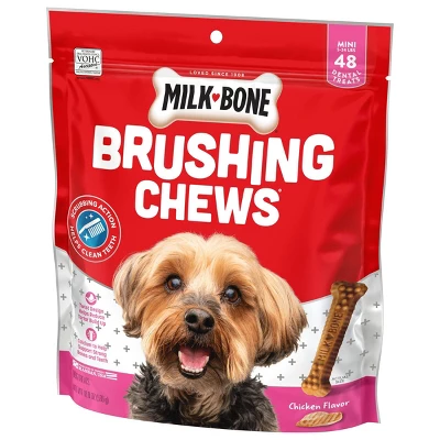 Milk-Bone Dental Original Mini Chew Dog Treat With Chicken Flavor - 18.9oz 3 Milk-Bone Dental Original Mini Chew Dog Treat With Chicken Flavor - 18.9oz - Image 3