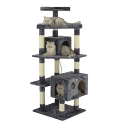 Go Pet Club 60" Cat Tree House With Sisal Scratching Posts F2020 -PawHut Sales Store GUEST 69c84549 78da 4da1 9a21 1f60d56cec0a