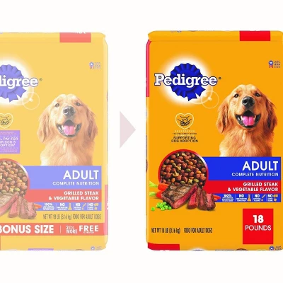Pedigree Grilled Steak & Vegetable Flavor Adult Complete Nutrition Dry Dog Food 8 Pedigree Grilled Steak & Vegetable Flavor Adult Complete Nutrition Dry Dog Food - Image 8
