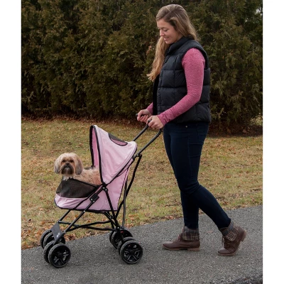 Pet Gear Travel Lite Dog Stroller - Pink - S 4 Pet Gear Travel Lite Dog Stroller - Pink - S - Image 4