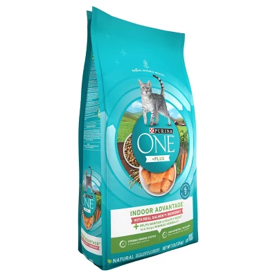 Purina ONE Indoor Advantage Real Salmon Dry Cat Food 3 Purina ONE Indoor Advantage Real Salmon Dry Cat Food - Image 3