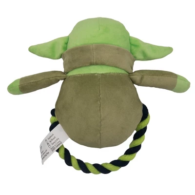 Buckle-Down Dog Toy Plush Rope Toy - Star Wars The Child Plush + Green Black Round Rope 2 Buckle-Down Dog Toy Plush Rope Toy - Star Wars The Child Plush + Green Black Round Rope - Image 2