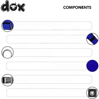 DDOXX Adjustable Air Mesh Step-in Dog Harness, Extra Small, Blue 1 DDOXX Adjustable Air Mesh Step-in Dog Harness, Extra Small, Blue