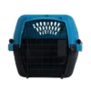 Aspen Pet Fashion Pet Porter Kennel Breeze Blue And Black- Up To 10lbs