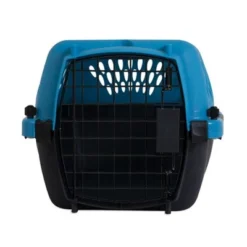 Aspen Pet Fashion Pet Porter Kennel Breeze Blue And Black- Up To 10lbs