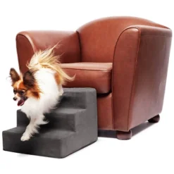 Precious Tails High Density Foam Steps Dog Stairs - Gray -PawHut Sales Store GUEST 6cefae89 ace8 4f07 81af fa95d32d2b63