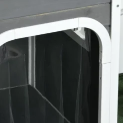 PawHut Cabin-Style Wooden Dog House For Large Dogs Outside With Openable Roof & Giant Window, Big Dog House Outdoor & Indoor, Dog Furniture, Gray -PawHut Sales Store GUEST 704f097e ea66 4a47 b3cb 58e0c7de6cd6