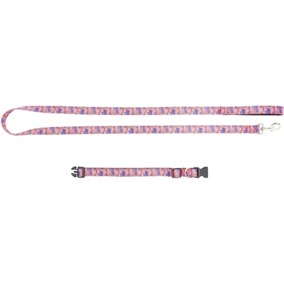 Zodaca 2 Piece Set American Flag Collar And Leash For Medium And Large Dogs 3 Zodaca 2 Piece Set American Flag Collar And Leash For Medium And Large Dogs - Image 3