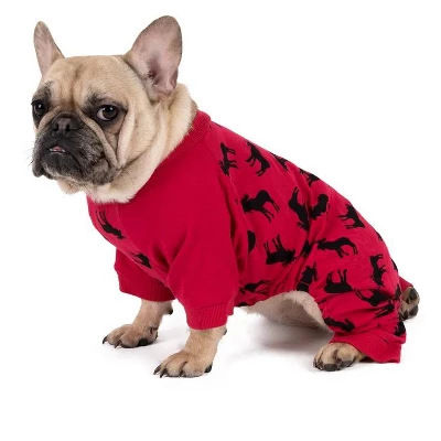 Leveret Dog Cotton Christmas Pajamas 2 Leveret Dog Cotton Christmas Pajamas - Image 2