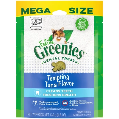Greenies Tempting Tuna Flavor Dental Cat Treats 9 Greenies Tempting Tuna Flavor Dental Cat Treats - Image 9
