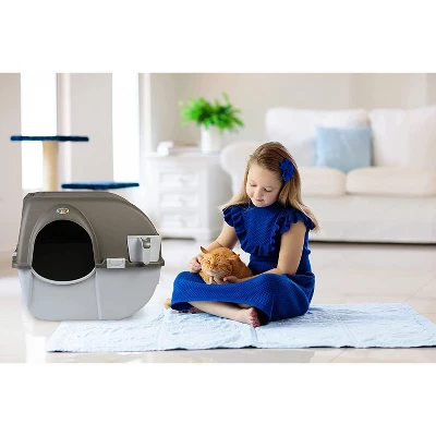 Omega Paw Roll 'n Clean Plastic Indoor Outdoor Automatic Self Cleaning Litter Box 4 Omega Paw Roll 'n Clean Plastic Indoor Outdoor Automatic Self Cleaning Litter Box - Image 4