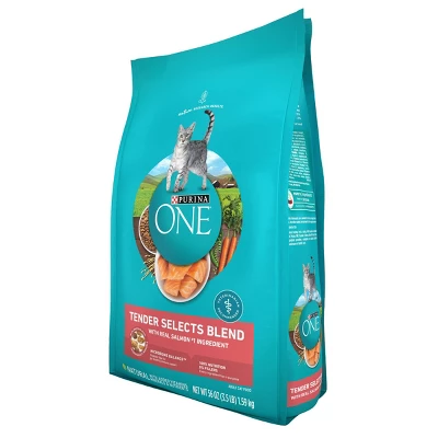 Purina ONE Tender Selects Blend With Real Salmon Adult Premium Dry Cat Food 5 Purina ONE Tender Selects Blend With Real Salmon Adult Premium Dry Cat Food - Image 5