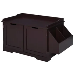 PawHut Wooden Cat Litter Box Enclosure Kitten House With Nightstand End Table And Storage Rack Magnetic Doors 9 PawHut Wooden Cat Litter Box Enclosure Kitten House With Nightstand End Table And Storage Rack Magnetic Doors -PawHut Sales Store GUEST 77d53da0 4b8d 42c0 93a7 7dbb4d4cb63e