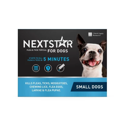 NextStar Flea & Tick Topical Treatment For Dogs - 3ct 4 NextStar Flea & Tick Topical Treatment For Dogs - 3ct - Image 4