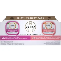 Nutro Ultra Grain-Free Paté With Toppers Variety Pack Wet Dog Food - 3.5oz/12ct -PawHut Sales Store GUEST 798dc9b6 760d 49ec 809f 7b0cc74f43aa