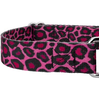 Country Brook Petz Pink Leopard Print Martingale Dog Collar And Leash 4 Country Brook Petz Pink Leopard Print Martingale Dog Collar And Leash - Image 4