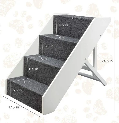 Arf Pets Dog Stairs, Wood Pet Steps For Small & Large Dogs 1 Arf Pets Dog Stairs, Wood Pet Steps For Small & Large Dogs