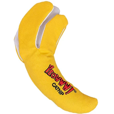 Yeowww! Peeled Banana Catnip Toy For Cats - 6" (Yellow) 1 Yeowww! Peeled Banana Catnip Toy For Cats - 6" (Yellow)