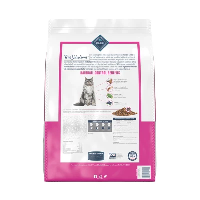 Blue Buffalo True Solutions Indoor Hairball Adult Cat Chicken Dry Cat Food - 11lbs 1 Blue Buffalo True Solutions Indoor Hairball Adult Cat Chicken Dry Cat Food - 11lbs