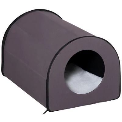PawHut Dome Heated Cat House Portable And Waterproof Pet Shelter For Kitty In Winter 8 PawHut Dome Heated Cat House Portable And Waterproof Pet Shelter For Kitty In Winter - Image 8