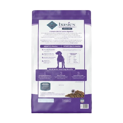 Blue Buffalo Basics Skin & Stomach Care Natural Adult Dry Dog Food With Turkey & Potato - 24lbs 2 Blue Buffalo Basics Skin & Stomach Care Natural Adult Dry Dog Food With Turkey & Potato - 24lbs - Image 2