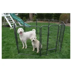 Iconic Pet Heavy Duty Metal Tube Pen Pet Dog Exercise And Training Playpen