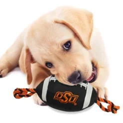 NCAA Oklahoma State Cowboys Nylon Football Dog Toy -PawHut Sales Store GUEST 7f511fc2 c9c6 4169 9593 586531e571dc