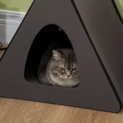 PawHut Heated Cat House A-Frame Pet Shelter With Zippered Water-resistant Roof For Indoor And Outdoor 9 PawHut Heated Cat House A-Frame Pet Shelter With Zippered Water-resistant Roof For Indoor And Outdoor -PawHut Sales Store GUEST 7f9098b5 dfea 4248 a071 e4c2764bb7d8