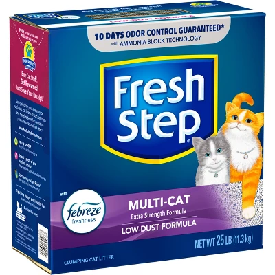 Fresh Step Multi-Cat Scented Litter With The Power Of Febreze Clumping Cat Litter 2 Fresh Step Multi-Cat Scented Litter With The Power Of Febreze Clumping Cat Litter - Image 2