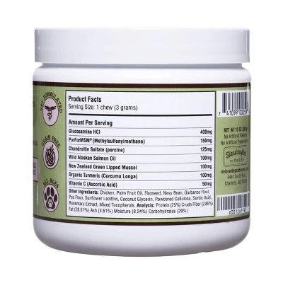 Natural Dog Company Hip & Joint Supplements - Chicken/Liver/Turmeric - 90ct 1 Natural Dog Company Hip & Joint Supplements - Chicken/Liver/Turmeric - 90ct
