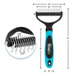 BOSHEL Undercoat Rake For Dogs - Premium Double Sided Dog Grooming Brush - Dog Deshedding Brush - Dematting Comb For Dogs 8 BOSHEL Undercoat Rake For Dogs - Premium Double Sided Dog Grooming Brush - Dog Deshedding Brush - Dematting Comb For Dogs -PawHut Sales Store GUEST 862dbbef e734 4012 ac5c f4549256c6b9