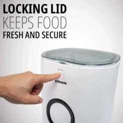 Pawple Automatic Pet Feeder, Cat & Dog Food Dispenser Bowl