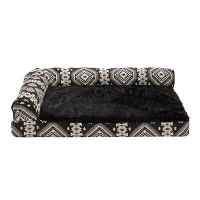 FurHaven Southwest Kilim Deluxe Chaise Lounge Orthopedic Sofa-Style Dog Bed 1 FurHaven Southwest Kilim Deluxe Chaise Lounge Orthopedic Sofa-Style Dog Bed
