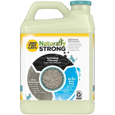 Tidy Cats Naturally Strong Clumping Cat Litter - 20lbs 1 Tidy Cats Naturally Strong Clumping Cat Litter - 20lbs