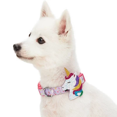 Blueberry Pet Dreamy Unicorn Adjustable Dog Collar With Detachable Unicorn 2 Blueberry Pet Dreamy Unicorn Adjustable Dog Collar With Detachable Unicorn - Image 2