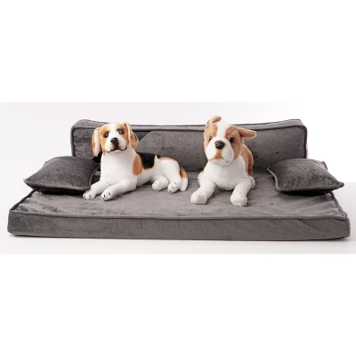 Precious Tails Modern Sofa Cat And Dog Bed - L - Gray 5 Precious Tails Modern Sofa Cat And Dog Bed - L - Gray - Image 5