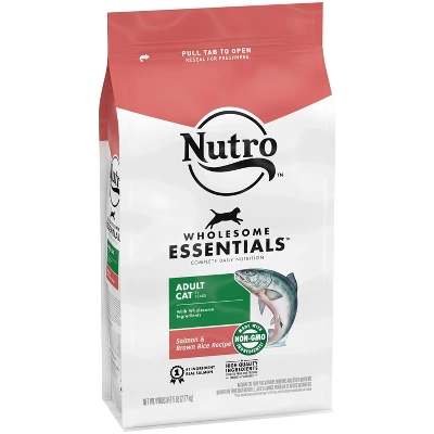 Nutro Wholesome Essentials Salmon & Brown Rice Recipe Adult Premium Dry Cat Food - 5lbs 4 Nutro Wholesome Essentials Salmon & Brown Rice Recipe Adult Premium Dry Cat Food - 5lbs - Image 4