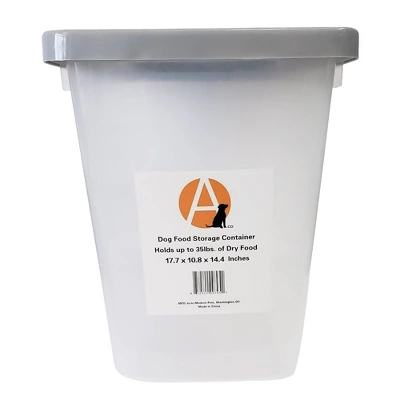 American Pet Supplies Plastic Food Container On Wheels 2 American Pet Supplies Plastic Food Container On Wheels - Image 2